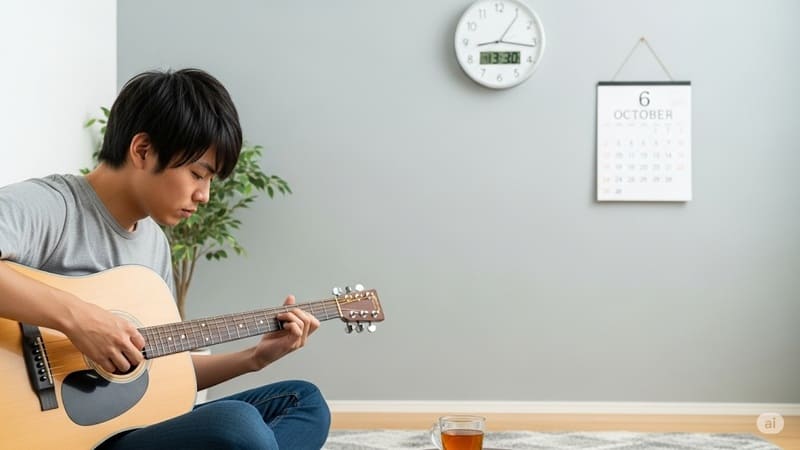 ギター 独学 どれくらい