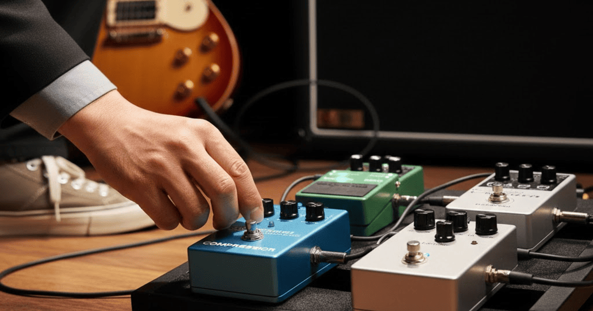 ギター コンプレッサー かけっぱなし